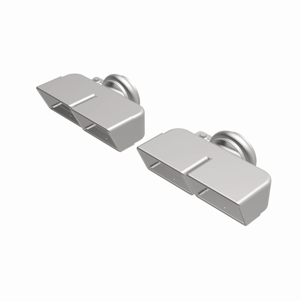 MagnaFlow Exhaust Products 35221 Exhaust Tip Set - Quad Rectangle - 2.75In.