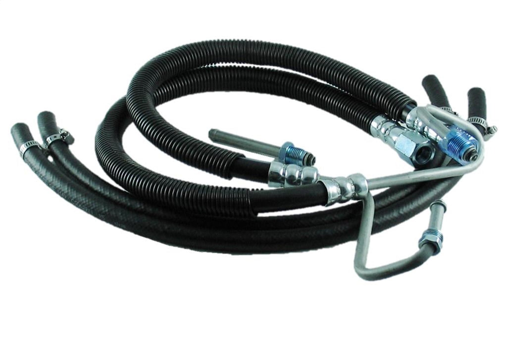 Dodge-Power-Steering-Hose-Kit;-Oem-Style-Rubber;-1997-2002-Diesel-With-Hydro-Boo