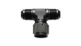 Vibrant 10794 -10AN Tee Fitting with Female -10AN Swivel On Side
