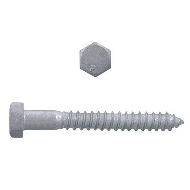 Paulin 854-500 3/8" x 3" Hex Lag Bolts Steel Galvanized