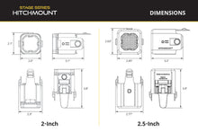 Load image into Gallery viewer, Diode Dynamics DD7833 Allows you to mount a C1 LED pod in the Chevy Colorado trailer hitch receiver.