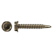 Load image into Gallery viewer, Paulin 5177-079 #10 x 5/8&quot; Drill-X® Hex Washer Head Self-Drilling Metal Screws 410 Stainless Steel