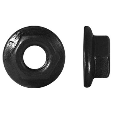 Paulin 910-0120 M5-0.80 Metric Flange Nuts Steel Black Oxide Coarse Flange Type Class 10