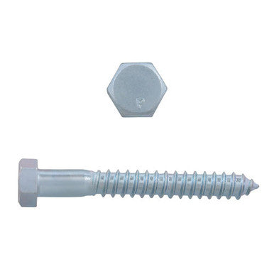 Paulin 135-594 1/2" x 4" Hex Lag Bolts Steel Zinc