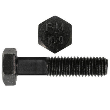 Paulin 612-422 M12-1.75 x 70mm Metric Hex Head Cap Screws Class 10.9 Coarse Bare Metal DIN931 PT