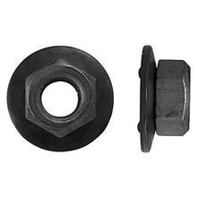 Load image into Gallery viewer, Paulin 910-0125 M6-1.00 Metric Flange Nuts Steel Black Oxide Coarse Flange Type Class 10