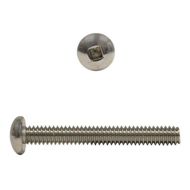 Paulin 5109-191 #10-24 x 3/4" Round Head Square Drive Machine Screws 18.8 Stainless