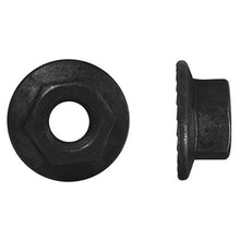 Load image into Gallery viewer, Paulin 910-0165 M6-1.00 Metric Flange Nuts Steel Phosphate Coarse Free Spinning Washer Nut Class 10
