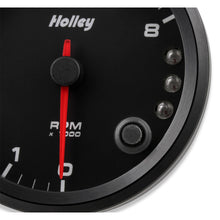 Load image into Gallery viewer, 3-38-Holley-8K-Tach-WShft-Lgt-Blk
