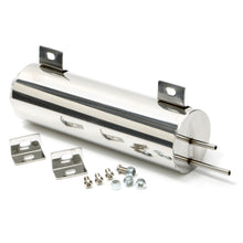 Load image into Gallery viewer, 3-In.-X-10-In.-Radiator-Overflow-Tank;-36-Oz.--Stainless-Tank--Aluminum-Cap