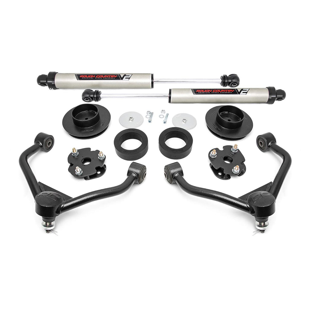 3-Inch-Dodge-Bolt-On-Lift-Kit-WRear-V2-Shocks-12-18-Ram-1500-4Wd-Rough-Country