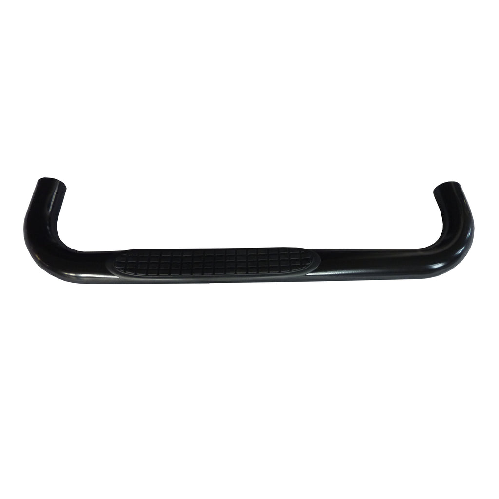 3-Inch-Round-Bent-Powder-Coated-Black-Steel-Without-End-Caps-Rocker-Panel-Mount