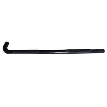 Load image into Gallery viewer, 3-Inch-Round-Bent-Pwdr-Ctd-Black-Steel-Plastic-End-Caps-Rocker-Panel-Mount