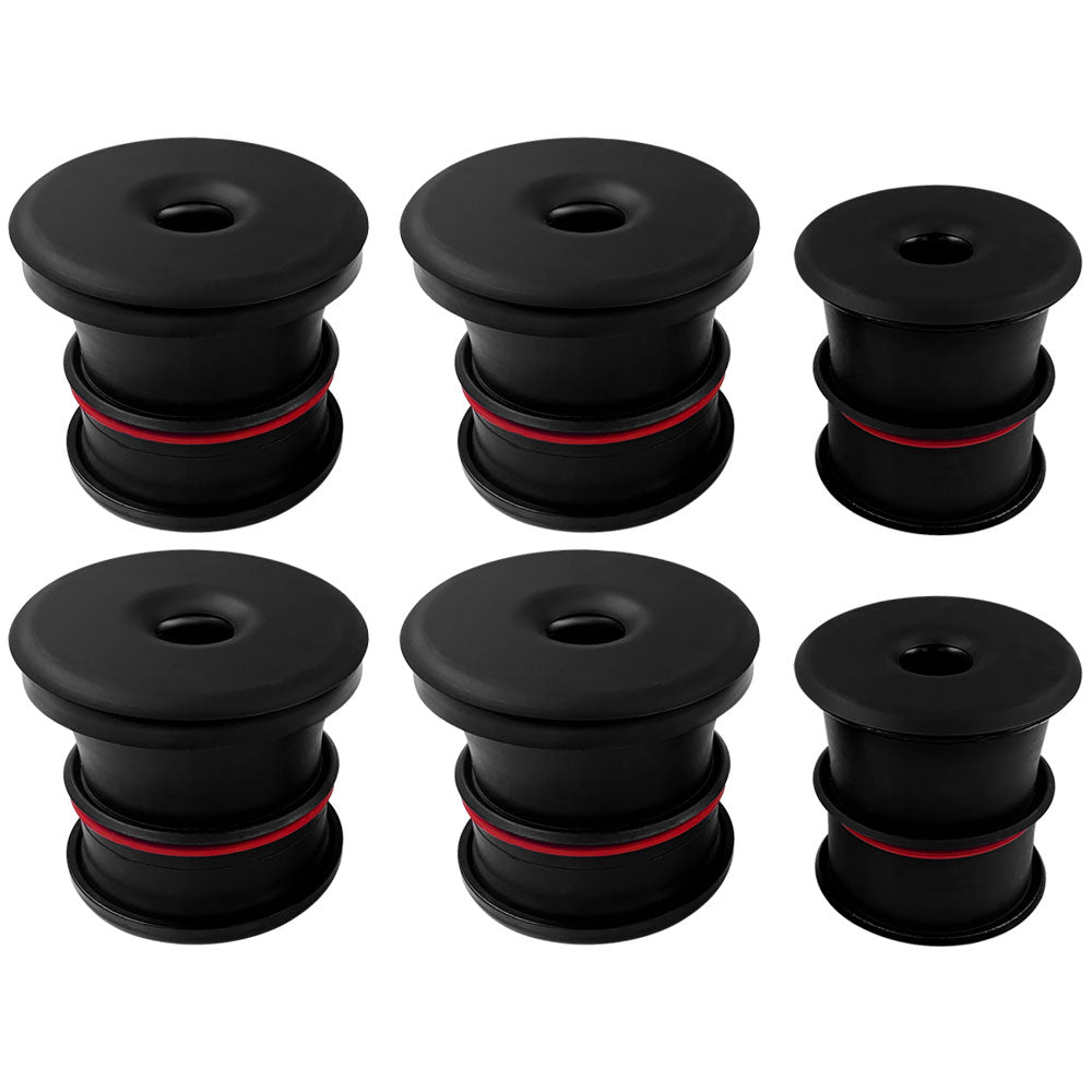 ~(3-Lbs.-11X8x4)~-Silicone-Body-Mount-Kit-For-03-07-Ford-F-250-F-350-Powerstroke-6.0L-Reg-Extended-Cab-4-Pc-S-B