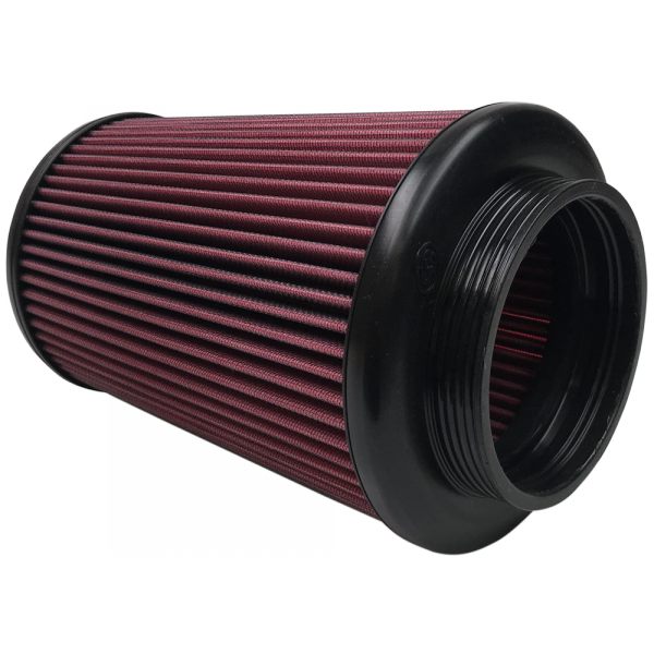 ~(3-Lbs.-12X9x9)~-Air-Filter-For-Intake-Kits-75-5085-75-5082-75-5103-Oiled-Cotton-Cleanable-Red-S-B