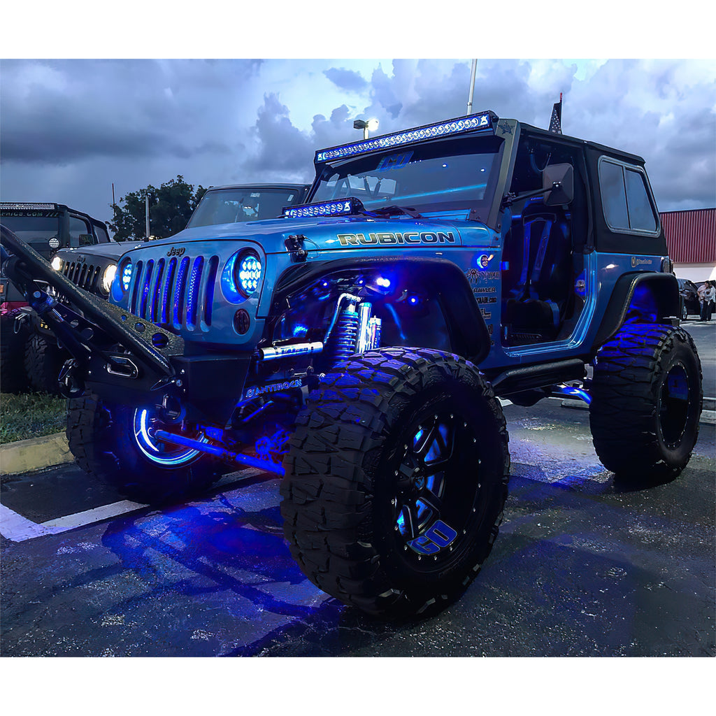 ~(3-Lbs.-15X9x6)~-Oracle-Bluetooth--Rf-Colorshift-Underbody-Rock-Light-Kit---8-Pcs