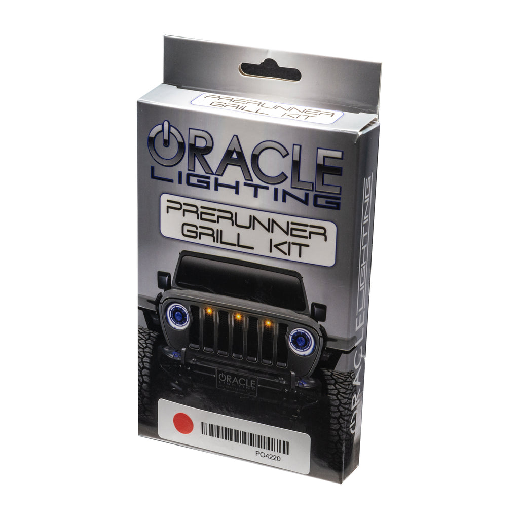 ~(3-Lbs.-9X9x4)~-Oracle-Pre-Runner-Style-Led-Grill-Kit-For-Jeep-Gladiator-Jt