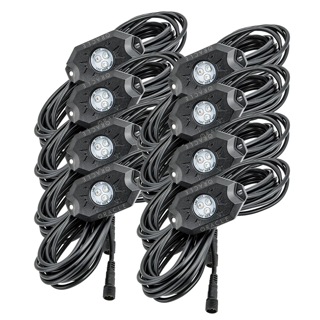 ~(3-Lbs.-15X9x6)~-Oracle-Bluetooth--Rf-Colorshift-Underbody-Rock-Light-Kit---8-Pcs