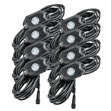 Load image into Gallery viewer, ~(3-Lbs.-15X9x6)~-Oracle-Bluetooth--Rf-Colorshift-Underbody-Rock-Light-Kit---8-Pcs