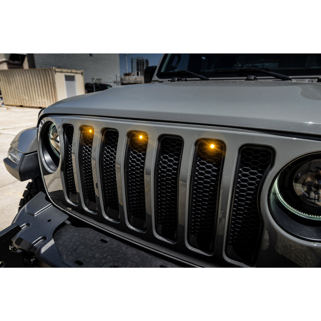 ~(3-Lbs.-9X9x4)~-Oracle-Pre-Runner-Style-Led-Grill-Kit-For-Jeep-Gladiator-Jt