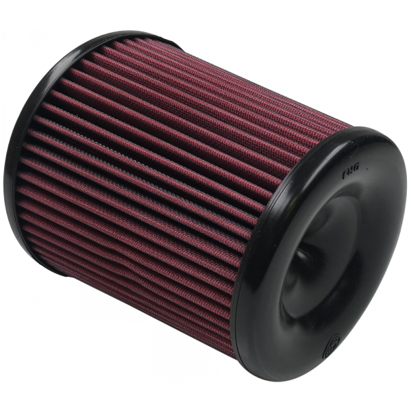 ~(3-Lbs.-12X9x9)~-Air-Filter-For-Intake-Kits-75-5060-75-5084-Oiled-Cotton-Cleanable-Red-S-B