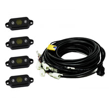 Load image into Gallery viewer, ~(3-Lbs.-12X10x8)~-Rock-Light-Kit-Universal-Amber-Baja-Designs