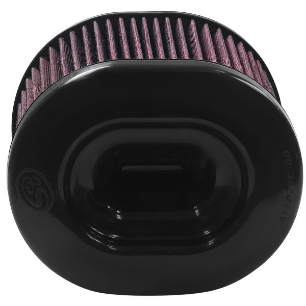 ~(3-Lbs.-10X9x8)~-Air-Filter-For-Intake-Kits-75-5105-75-5054-Oiled-Cotton-Cleanable-Red-S-B