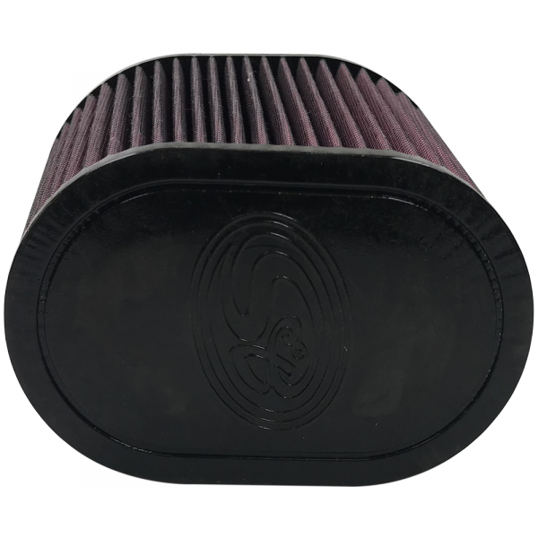 ~(3-Lbs.-10X9x9)~-Air-Filter-For-Intake-Kits-75-5028-Oiled-Cotton-Cleanable-Red-S-B