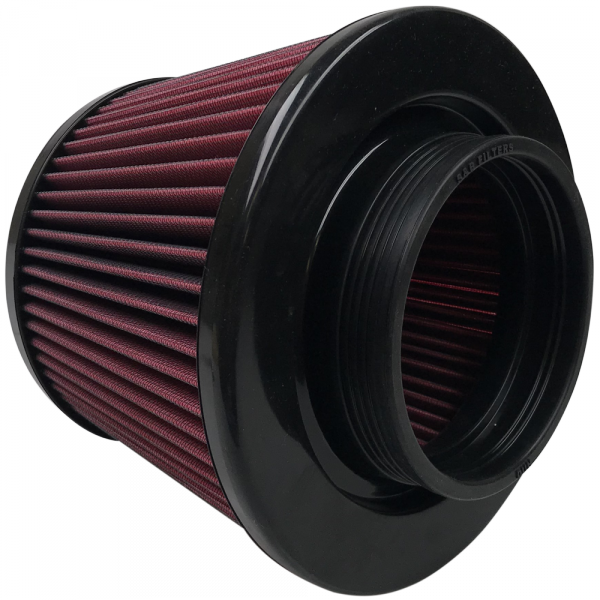~(3-Lbs.-12X8x8)~-Air-Filter-For-Intake-Kits-75-5092-75-5057-75-5100-75-5095-Cotton-Cleanable-Red-S-B