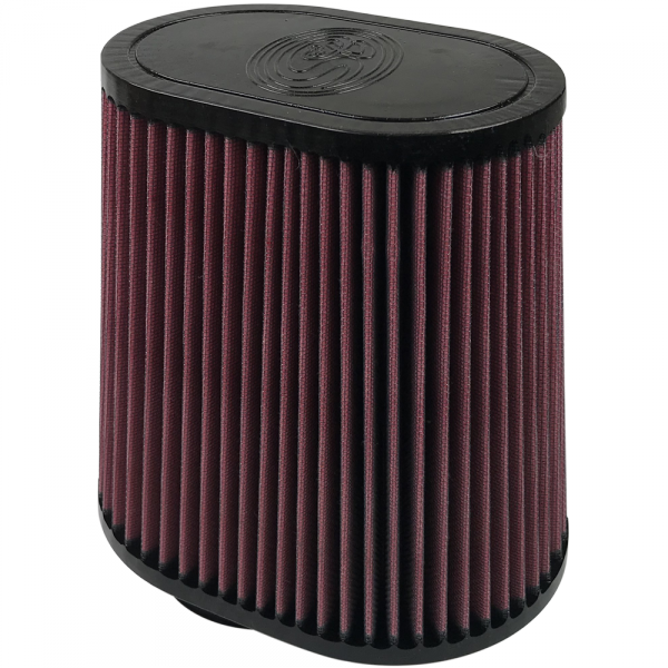 ~(3-Lbs.-10X9x9)~-Air-Filter-For-Intake-Kits-75-5028-Oiled-Cotton-Cleanable-Red-S-B
