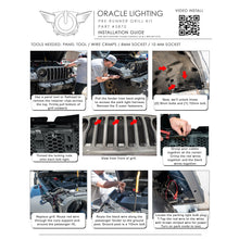 Load image into Gallery viewer, ~(3-Lbs.-9X9x4)~-Oracle-Pre-Runner-Style-Led-Grill-Kit-For-Jeep-Wrangler-Jl