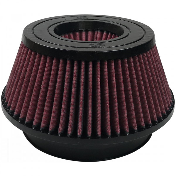 ~(3-Lbs.-10X9x9)~-Air-Filter-For-Intake-Kits-75-5033-75-5015-Oiled-Cotton-Cleanable-Red-S-B