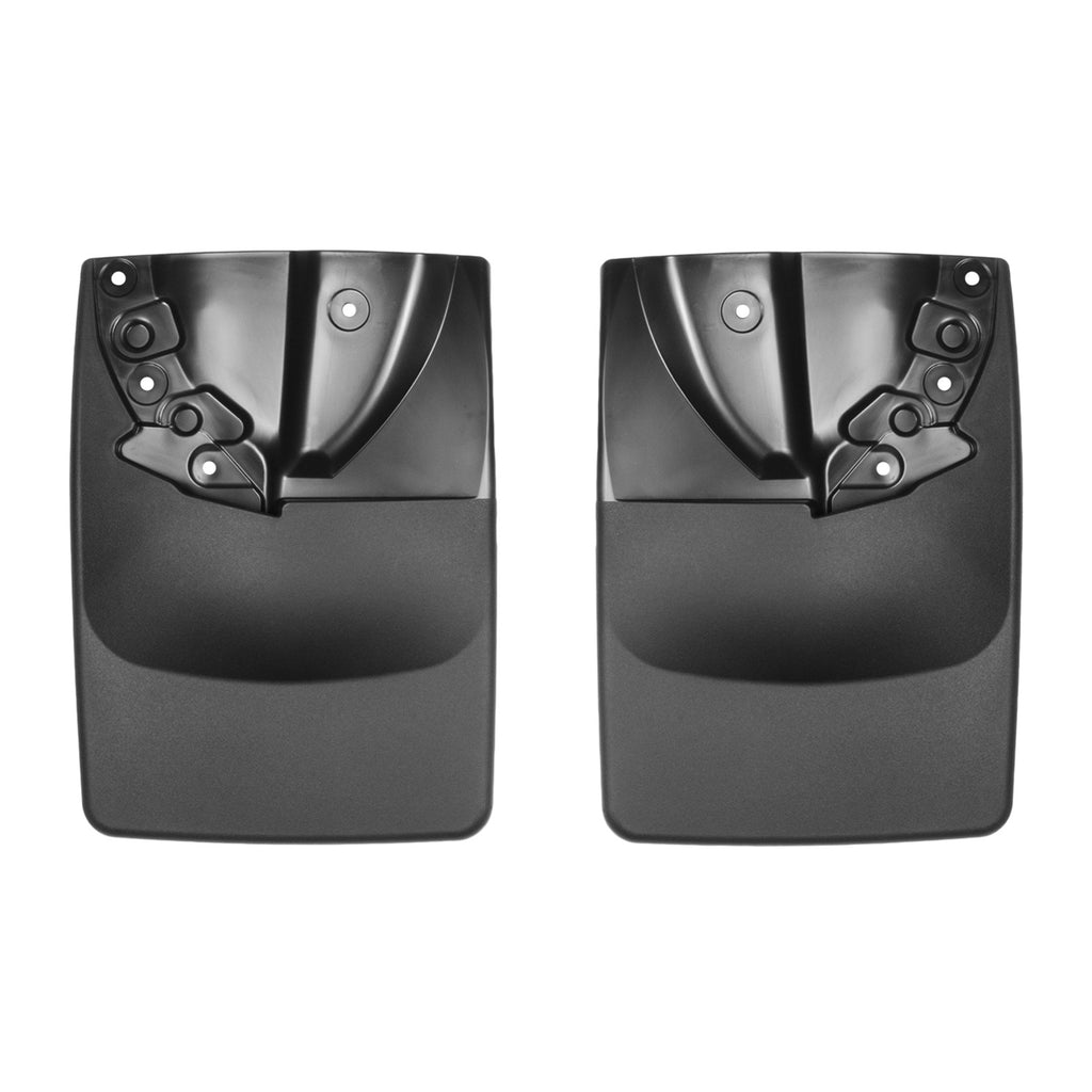 ~(3-Lbs.-19X13x4)~-Black-No-Drill-Mudflaps-Toyota-Tacoma-2016--Fits-Sr-And-Sr-With-No-Appearance-Package;-No-Fender-FlareFender-Lip-Moulding