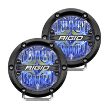 Load image into Gallery viewer, ~(3.2-Lbs.-9X6x3)~-360-Series-4-Inch-Led-Off-Road-Drive-Beam-Blue-Backlight-Pair