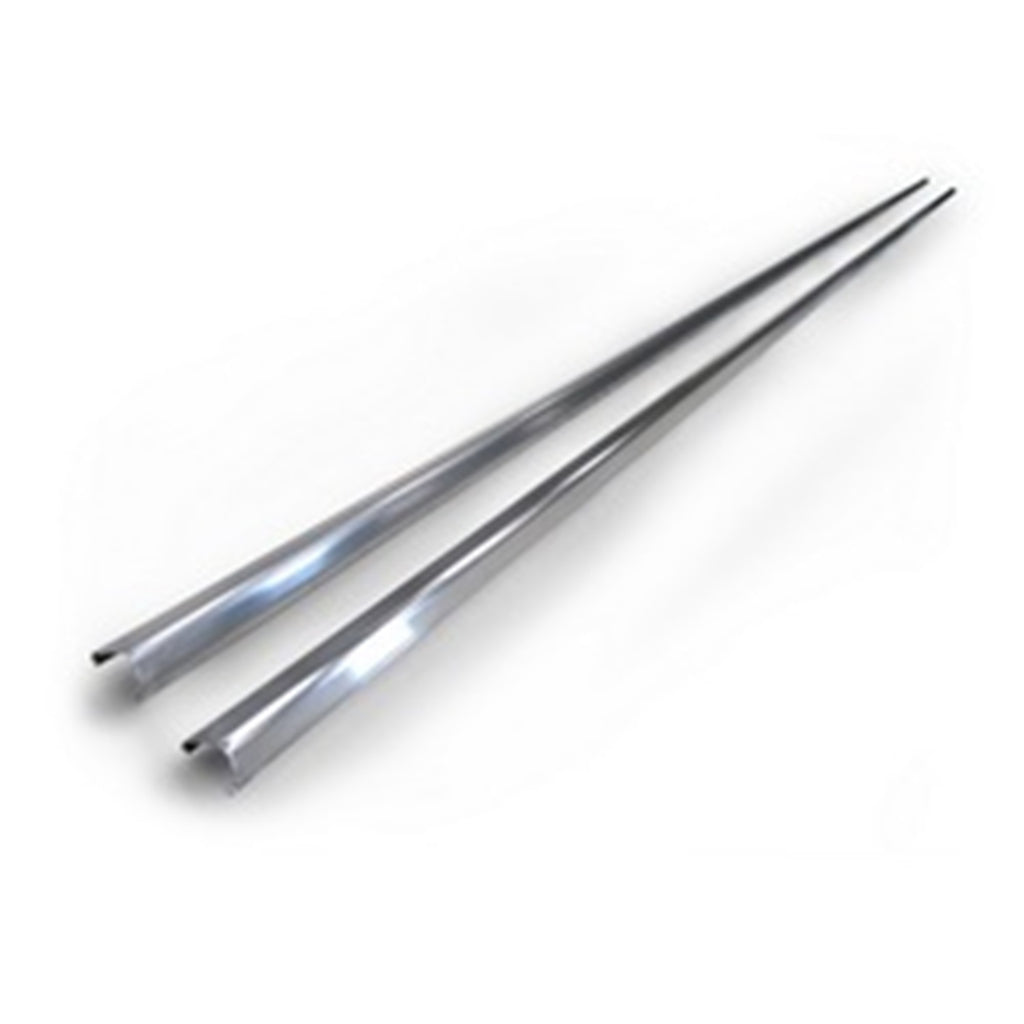 ~(3.4-Lbs.-80X2x2)~-Powerstep-79-Trim-Strip-Silver-Fits-All-Applications-With-New-Style-Extrusion-Call-Amp-Tech-Support-For-Details-Will-Not-Fit-2011-2014-Gm-Diesel-H2-H3-Jeep-And-Tacoma