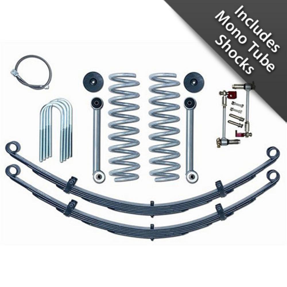 3.5-In.-Super-Flex-Short-Arm-Lift-Kit-W.-Rear-Leaf-Springs-And-Mono-Tube-Shocks