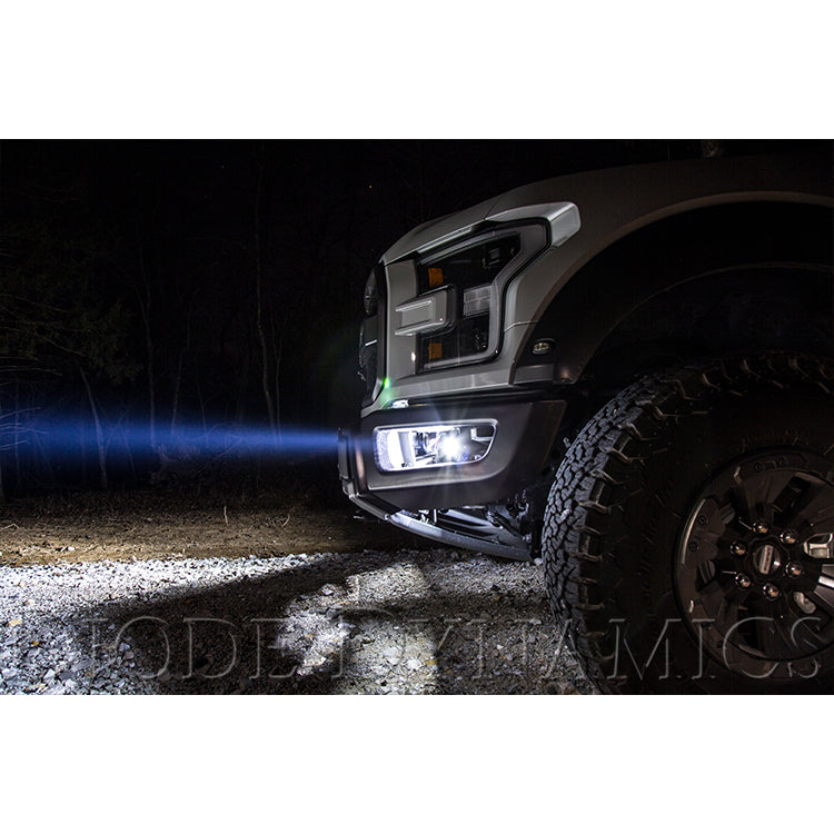~(3.9-Lbs.-18X6x4)~-2017-Raptor-Fog-Base-Bracket-Pair-Diode-Dynamics