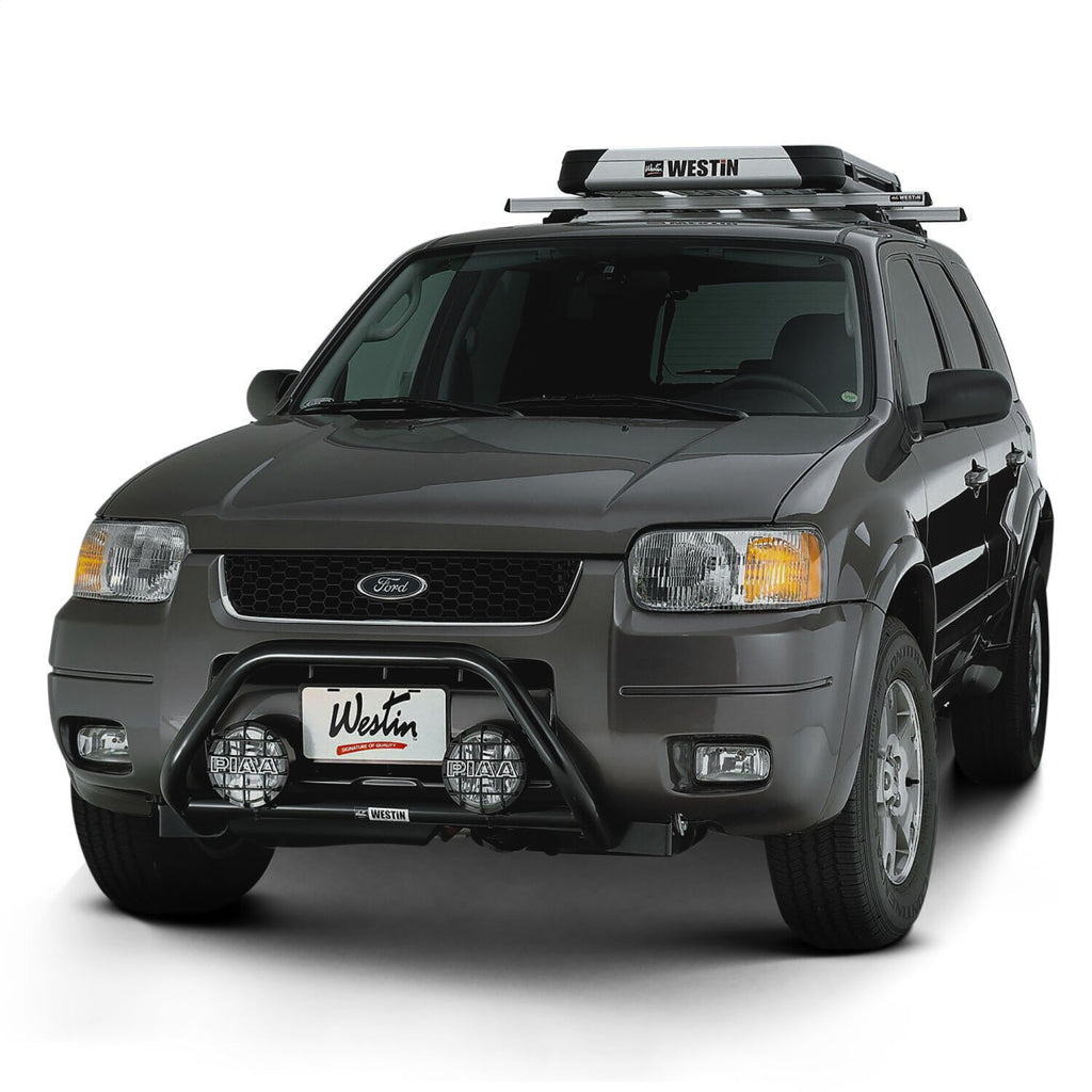 Westin 30-0025 Safari Bull Bar for Select Buick Rainier, Chevrolet Equinox, Chevrolet Tracker, Chevrolet Trailblazer, Ford Edge, Ford Escape, Ford Explorer, Ford Ranger, GMC Envoy, Honda CR-V, Hyundai Santa Fe, INFINITI QX4, Isuzu Ascender, Lexus GX470,