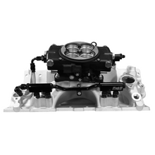 Load image into Gallery viewer, FiTech Fuel Injection 30-12-415 Ultra Port, 1000 HP Chevy Small Block Port EFI System, Classic Black