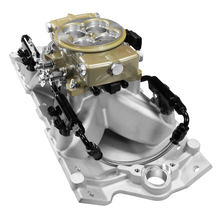 Load image into Gallery viewer, FiTech Fuel Injection 30-12-514 Ultra Port, 500 HP Chevy Small Block Port EFI System, Classic Gold