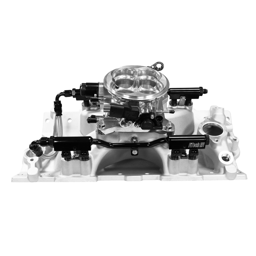 FiTech Fuel Injection 30-12-610 Ultra Port, 750 HP Chevy Small Block Port EFI System, Uni Brilliant