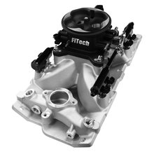 Load image into Gallery viewer, FiTech Fuel Injection 30-12-611 Ultra Port, 750 HP Chevy Small Block Port EFI System, Uni Black Finish