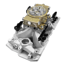 Load image into Gallery viewer, FiTech Fuel Injection 30-12-614 Ultra Port, 750 HP Chevy Small Block Port EFI System, Classic Gold