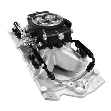 Load image into Gallery viewer, FiTech Fuel Injection 30-12-615 Ultra Port, 750 HP Chevy Small Block Port EFI System, Classic Black