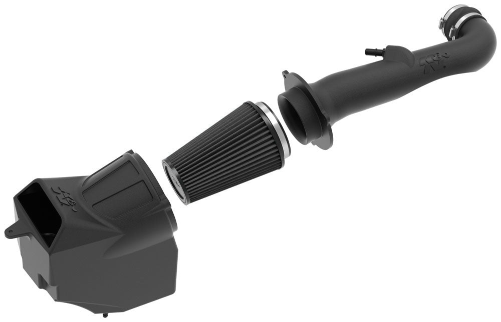 K&N 30-1576 Performance Air Intake System for Select Jeep Gladiator, Jeep Wrangler