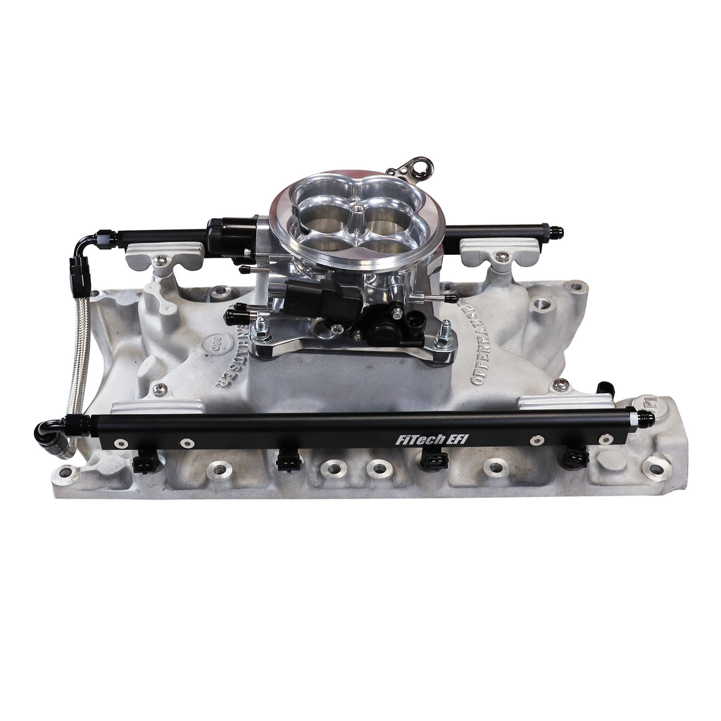 FiTech Fuel Injection 30-18-510 Ultra Port, 500 HP Ford 351W, Offenhauser VPI,  Port EFI System, Uni Brilliant