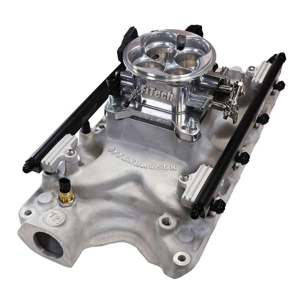 FiTech Fuel Injection 30-18-510 Ultra Port, 500 HP Ford 351W, Offenhauser VPI,  Port EFI System, Uni Brilliant