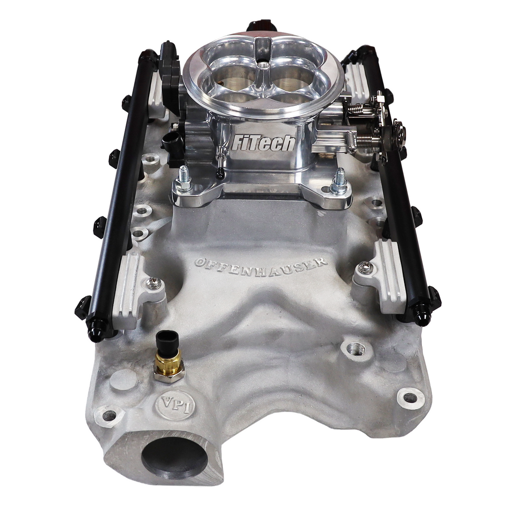 FiTech Fuel Injection 30-18-510 Ultra Port, 500 HP Ford 351W, Offenhauser VPI,  Port EFI System, Uni Brilliant