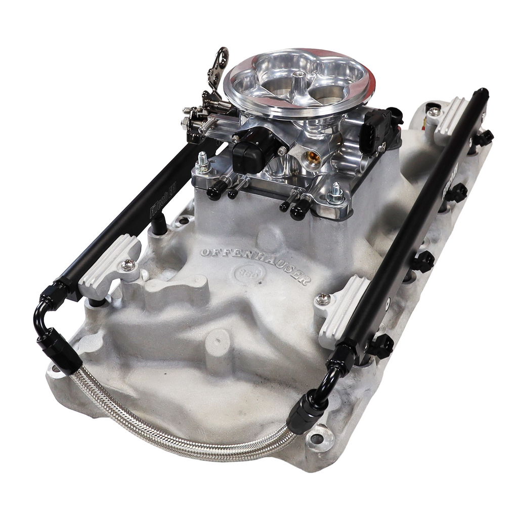 FiTech Fuel Injection 30-18-610 Ultra Port, 750 HP  Ford 351W, Offenhauser VPI,  Port EFI System, Uni Brilliant