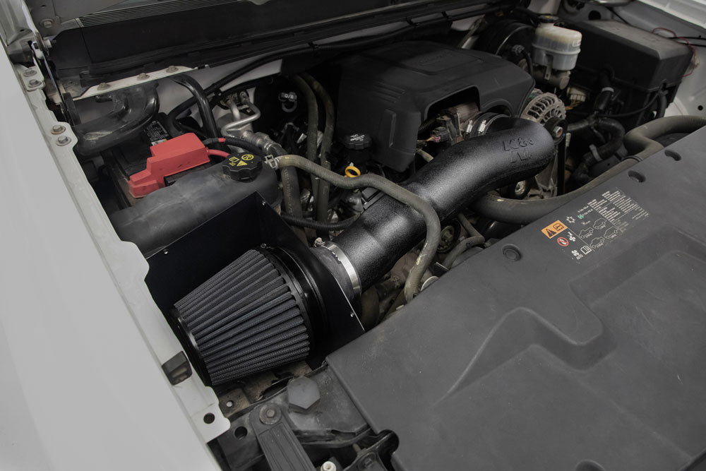 K&N 30-3070 Performance Air Intake System for Select Cadillac Escalade, Cadillac Escalade ESV, Cadillac Escalade EXT, Chevrolet Avalanche, Chevrolet Silverado 1500, Chevrolet Suburban, Chevrolet Suburban 1500, Chevrolet Tahoe, GMC Sierra, GMC Sierra
